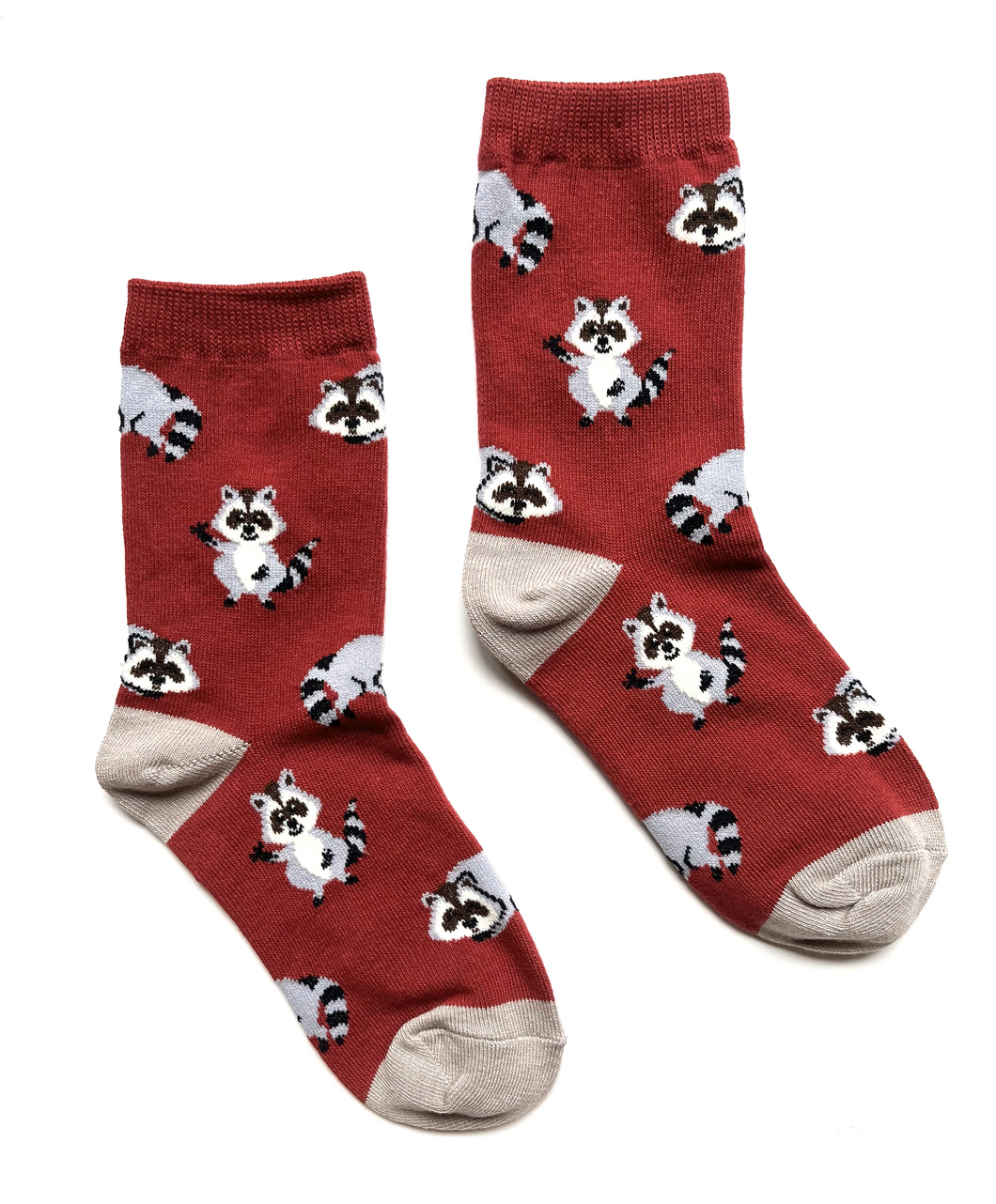 Kids Raccoon Funky Crew Socks