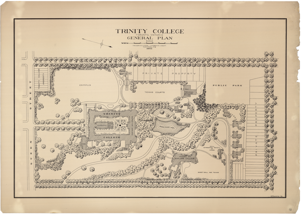 1903 Map of Trinity Bellwoods Park