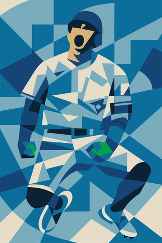 Abstract George Springer Print