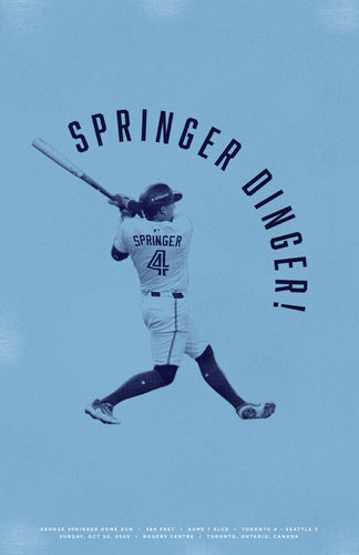 Springer Dinger Commemorative Print