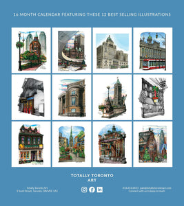 2025 Toronto Landmarks Calendar