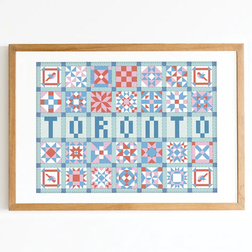 Toronto Patchwork Print (8x10)