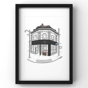 Type Books (Junction) Art Print