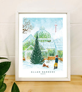 Allan Gardens in Winter Art Print (12"x16")