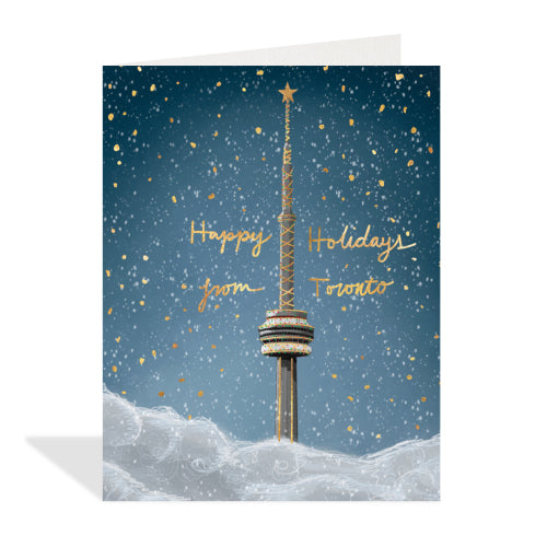 Happy Holidays from Toronto Greeting Card