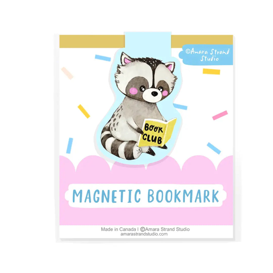 Raccoon Magnetic Bookmark