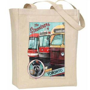 Streetcars of Toronto Tote Bag