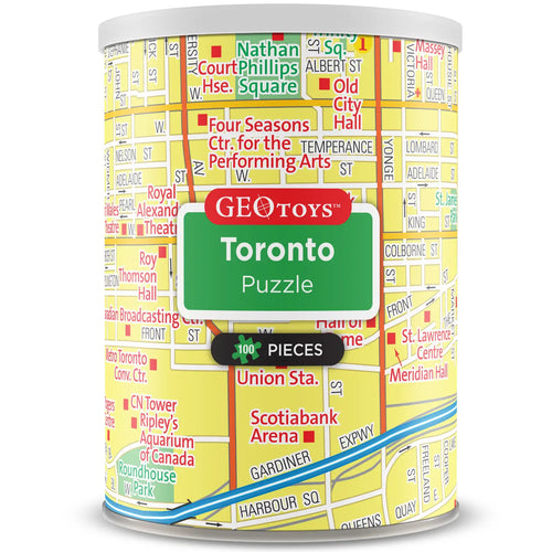 Toronto City Map Mini Jigsaw Puzzle