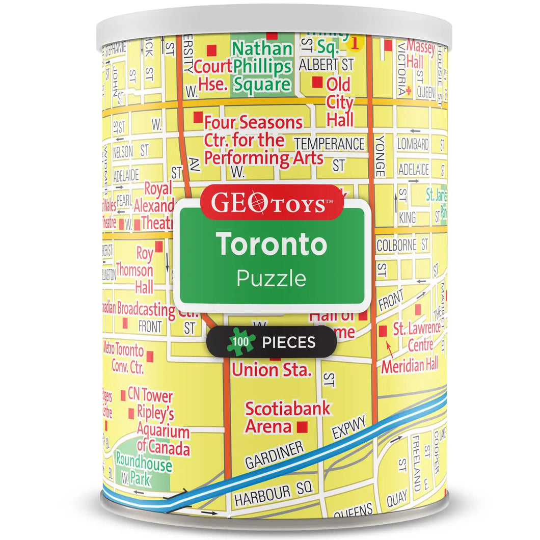Toronto City Map Mini Jigsaw Puzzle