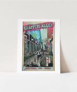 Graffiti Alley Art Print
