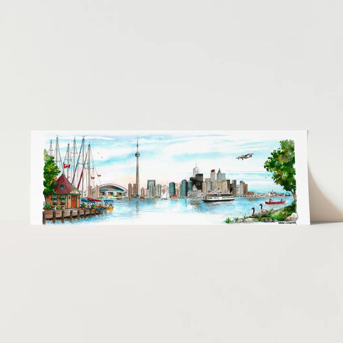 Toronto Islands Streetscape Art Print