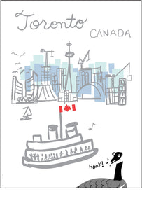 Toronto Ferry Greeting Card