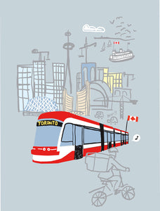 Toronto Streetcar Greeting Card