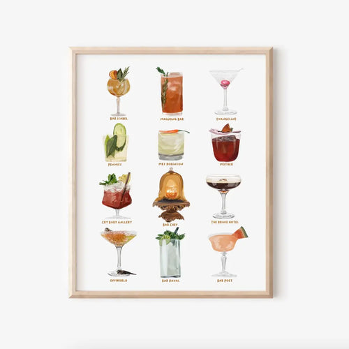 Toronto Cocktail Bars Print