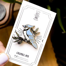 Load image into Gallery viewer, Blue Jay Enamel Pin
