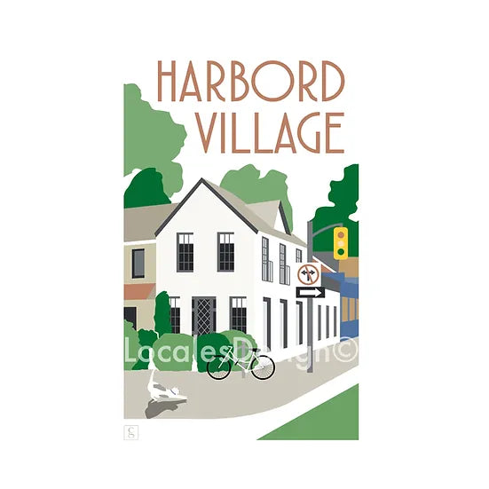 Toronto Harbord Village Neighbourhood Print
