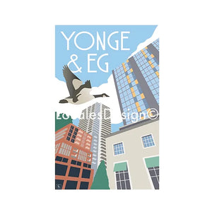 Toronto Yonge & Eg Neighbourhood Print