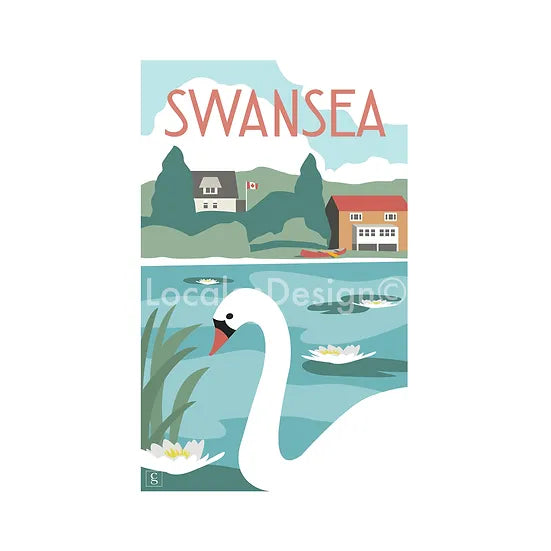 Toronto Swansea Neighbourhood Print