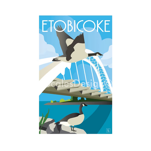 Toronto Etobicoke Neighbourhood Print