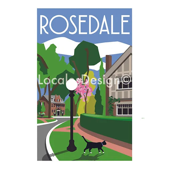 Toronto Rosedale Neighbourhood Print