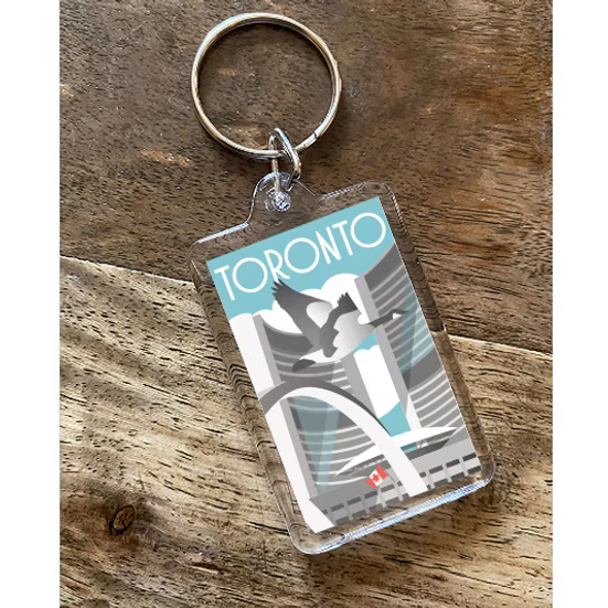 Toronto City Hall/Nathan Phillips Square Keychain