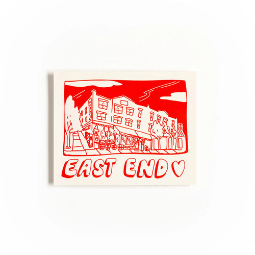 East End Screen-printed Art Print