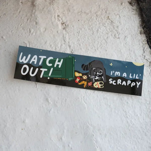 Scrappy Raccoon Bumper Sticker – Spacing Store: Toronto's City Gift Store