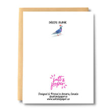 Load image into Gallery viewer, Santa Hat Pigeon Christmas Card