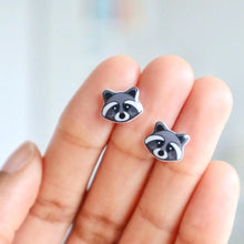 Load image into Gallery viewer, Raccoon Earrings