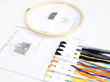 Load image into Gallery viewer, Raccoon in the City Cross Stitch Kit (9 inch)