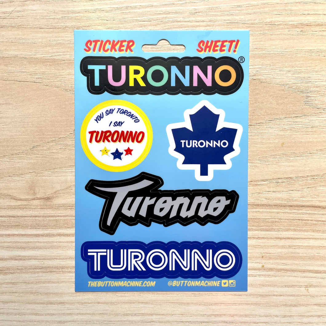 Turonno Sticker Sheet