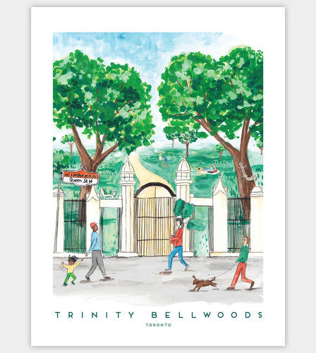 Trinity Bellwoods Summer Art Print (12