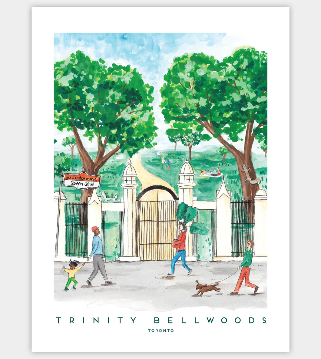 Trinity Bellwoods Summer Art Print (12