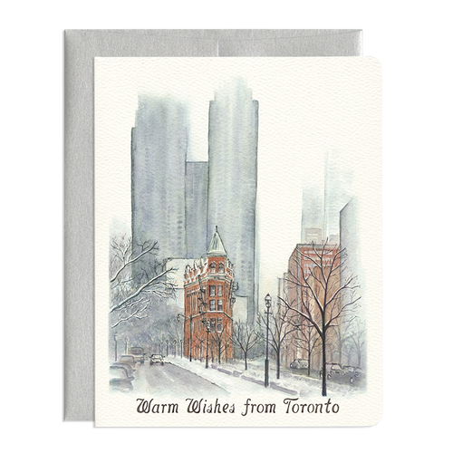 Warm Wishes from Toronto Greeting Card