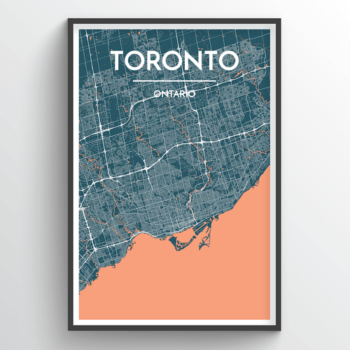 Toronto Map Prints