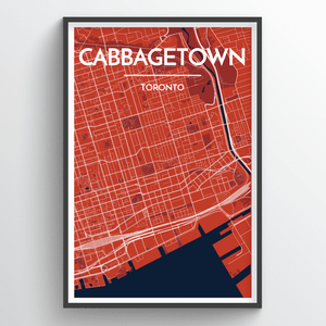 Toronto Neighbourhood Map Prints