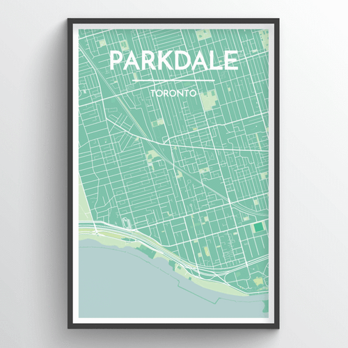 Parkdale Neighbourhood Map Print