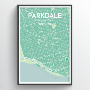 Toronto Neighbourhood Map Prints