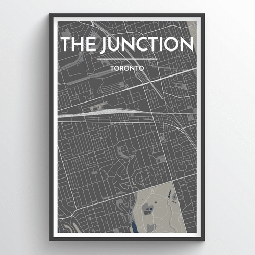 Junction Neighbourhood Map Print