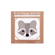 Load image into Gallery viewer, Raccoon DIY Embroidery Kit