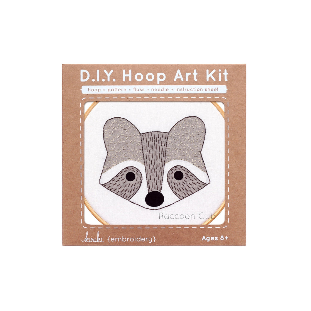 Raccoon DIY Embroidery Kit