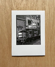 Load image into Gallery viewer, 3 Coins Open Kitchen Linocut Print (Limited Edition)