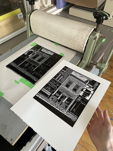 The Rosedale Diner Linocut Print (Limited Edition)
