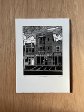 Load image into Gallery viewer, Motorama Restaurant Linocut Print (Limited Edition)
