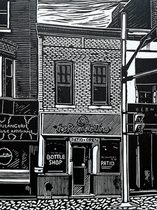 The Rosedale Diner Linocut Print (Limited Edition)