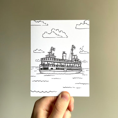 Toronto Island Ferry Greeting Card