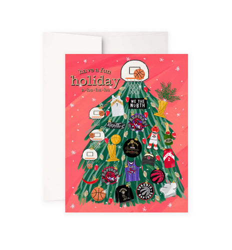 Raptors Christmas Tree Card Boxed Set
