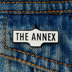 Annex Street Sign Lapel Pin