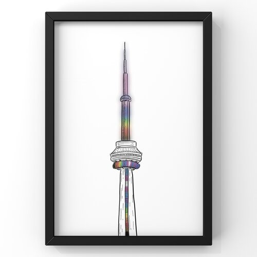 CN Tower Pride Art Print