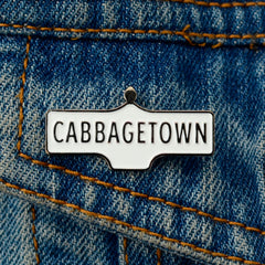 Cabbagetown Street Sign Lapel Pin